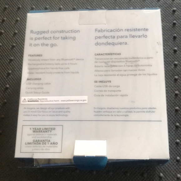 Insignia Rugged Bluetooth Speaker - Picture 2 of 6